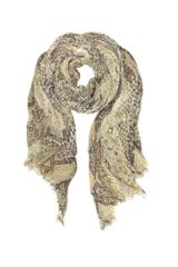 Roberto Cavalli Plisse Modal and Cashmere Wrap