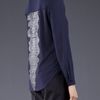 Sachin & Babi Leather Collar Shirt in Blue (midnight) - Lyst