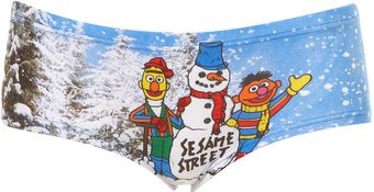 Topshop Sesame Street Snowman Cheeky - Lyst