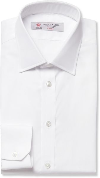 Turnbull & Asser White Cotton Shirt - Lyst
