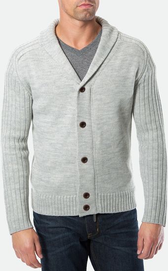 7 Diamonds Monte Christo Shawl Collar Cardigan - Lyst