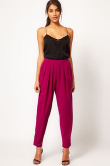 ASOS Collection Asos High Waisted Peg Trouser - Lyst