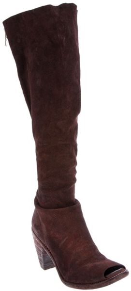 Guidi Knee High Open Toe Boot - Lyst