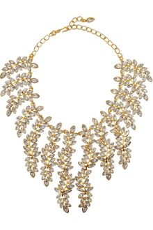 Kenneth Jay Lane 22karat Goldplated Swarovski Crystal Necklace - Lyst