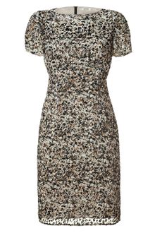 L'Agence Earthgranite Burnout Velvet Print Dress - Lyst