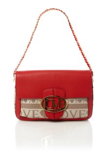 Love Moschino Love Jacquard Medium Flap Over Shoulder Bag - Lyst