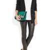 Matthew Williamson Swarovski Crystalembellished Suede Clutch in Green (emerald) - Lyst