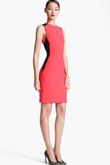 Jason Wu Double Face Stretch Wool Sheath Dress