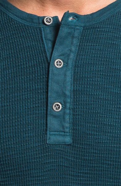 lucky brand waffle henley