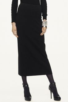 Ralph Lauren Black Label Merino Woolblend Long Skirt - Lyst