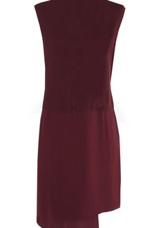 Tibi Draped V Back Dress - Lyst
