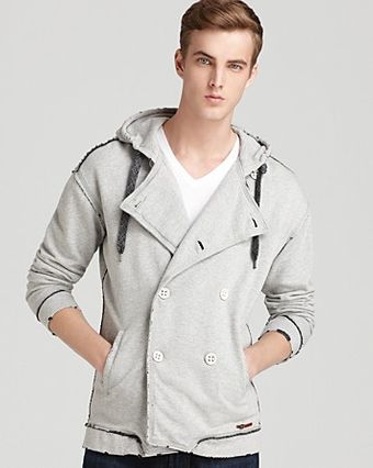 Diesel Double Breasted Sweatshirt Hoodie - Lyst
