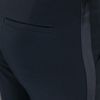 Alexander Mcqueen Silk Piping Straightcut Trouser in Black - Lyst