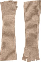Barneys New York Long Fingerless Gloves