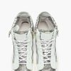 Giuseppe Zanotti Metallic Silver Scaled London Sneakers in Silver for Men - Lyst