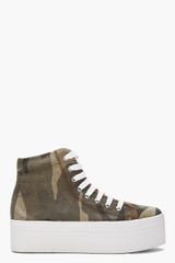 Jeffrey Campbell Camo Homg Platform Sneakers