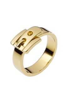 Michael Kors Buckle Ring Golden - Lyst