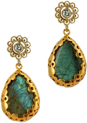Ziba Ziba Atlantis Teardrop Earrings - Lyst