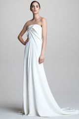 Donna Karan New York Strapless Bustier Gown