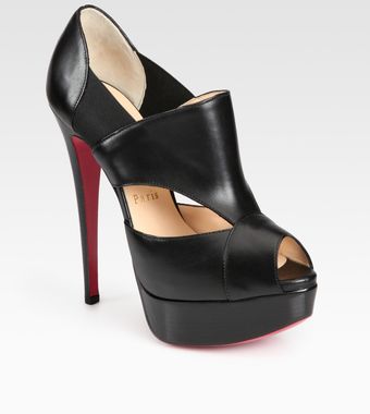 Christian Louboutin Pitou Leather Platform Pumps - Lyst