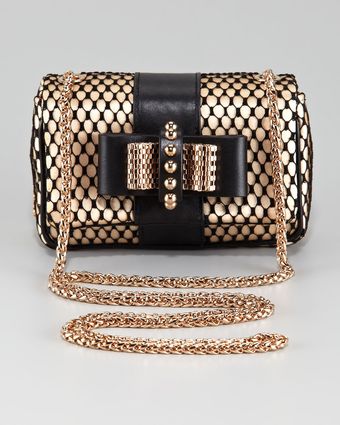 Christian Louboutin Sweet Charity Satinlace Clutch Bag - Lyst
