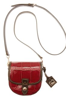 Dooney & Bourke Croc Mini Flap Crossbody Bag - Lyst