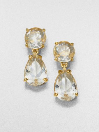 Kate Spade Faceted Drop Earrings - Lyst