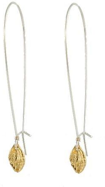 Peggy Li Leaf Earrings - Lyst