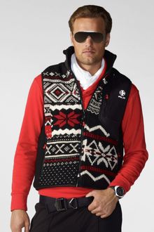 Ralph Lauren Patchwork Vest - Lyst