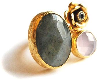 Toosis Pastel Colors Flower Ring - Lyst