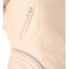 3.1 Phillip Lim Quilted Leather Jacket in Pink (nude) - Lyst