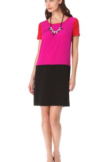 DKNY Colorblock Dress - Lyst