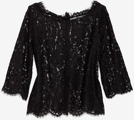 joie black lace top