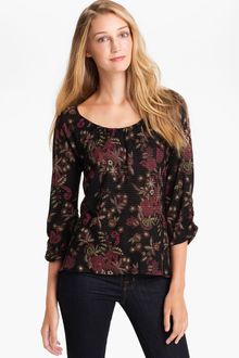 Lucky Brand Hera Lace Shadows Blouse - Lyst