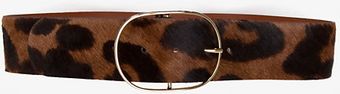 Maison Boinet Exclusive Leopard Print Calfhair Belt - Lyst