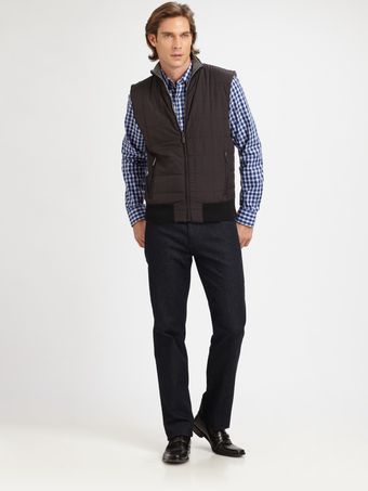 Michael Kors Reversible Fleece Vest - Lyst