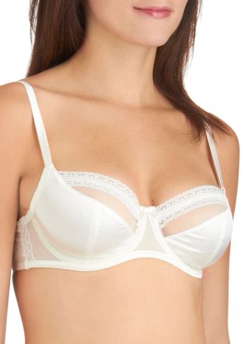 ModCloth Simple Flair Demi Bra - Lyst