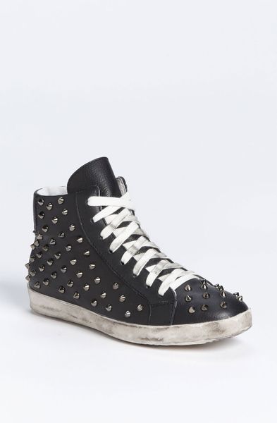 Steve Madden Twynkle Studded Sneaker in Black (black suede) - Lyst