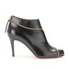 Christian Louboutin Colizip 85 Leather Ankle Boots in Black (gold) - Lyst