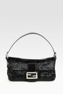 Fendi Baguette Beaded Shoulder Bag - Lyst