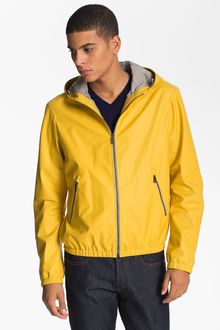 Jil Sander Agriento Lambskin Leather Hooded Jacket - Lyst