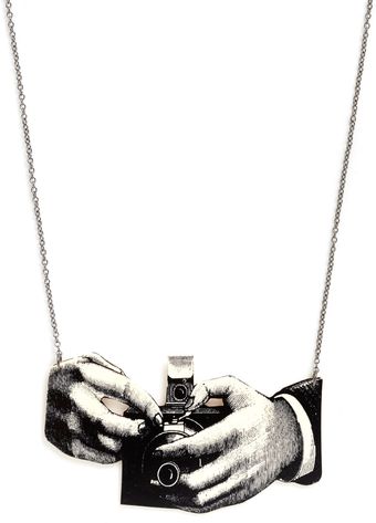 ModCloth Ready For Your Close Up Necklace - Lyst