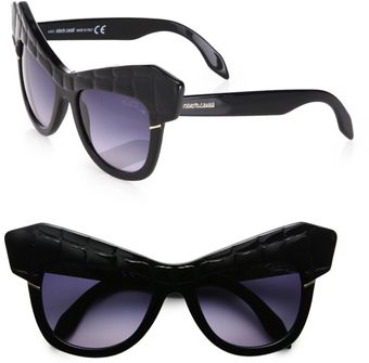 Roberto Cavalli Wild Diva Croc Cats Eye Sunglasses - Lyst