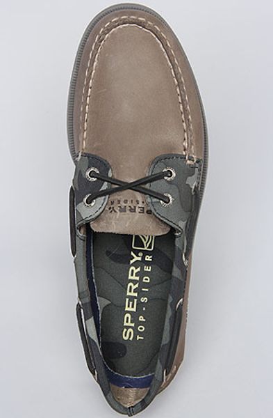 camouflage sperry shoes