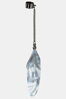 Topman Tie Dye Feather Ear Cuff - Lyst