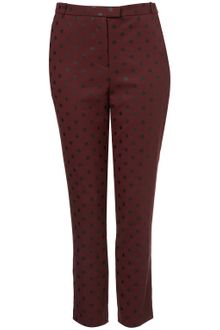 Topshop Flock Spot Cigarette Trousers - Lyst