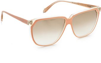 Victoria Beckham Stepped Square Sunglasses - Lyst