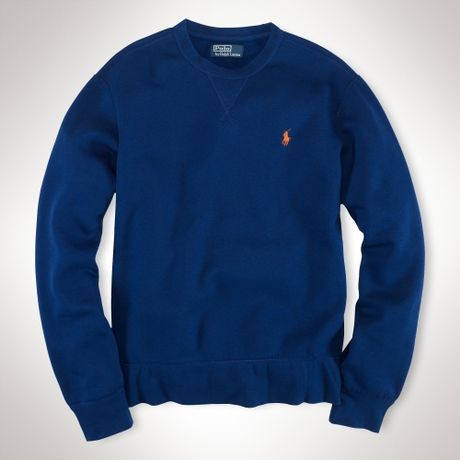 polo crewneck sweatshirts