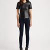 Sachin & Babi Barcelona Leather Top in Black (jet) - Lyst