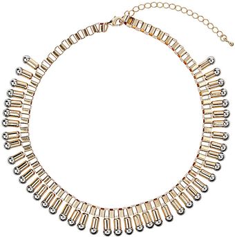 Topshop Bullet Collar Necklace - Lyst